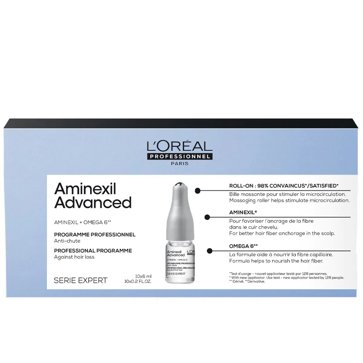L'Oréal Professionnel Paris Aminexil Advanced anti-hårtab ampuller 10x6 ml
