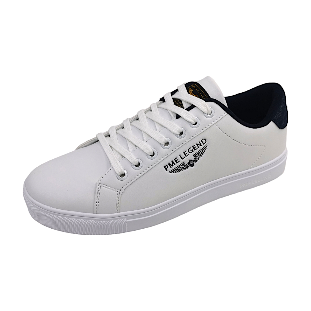 PME Legend Carior Low Sneaker PBO2402290 Weiß 526 white denim blue