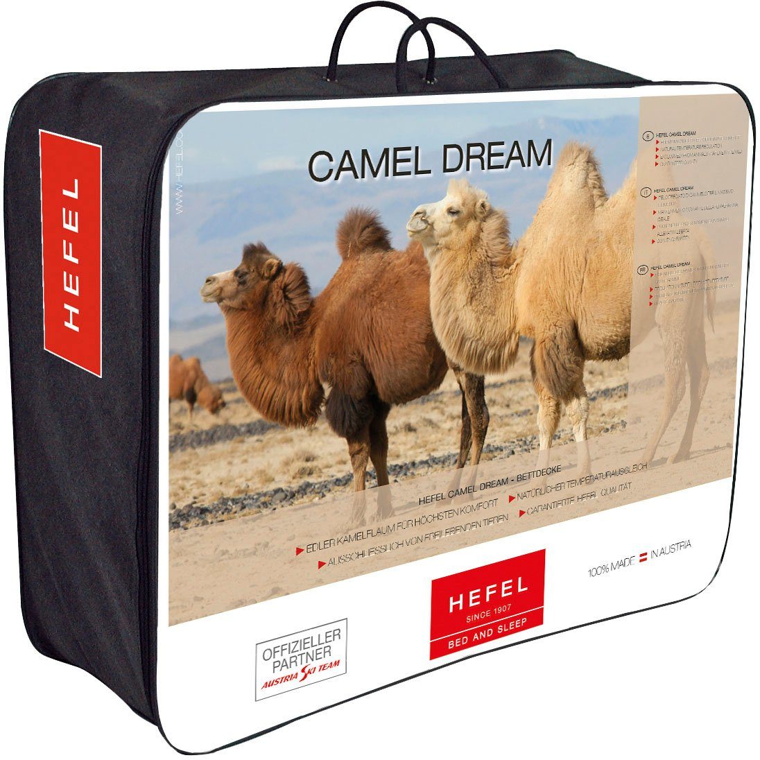 Naturhaarbettdecke, Camel Dream Ganzjahresdecke, Hefel