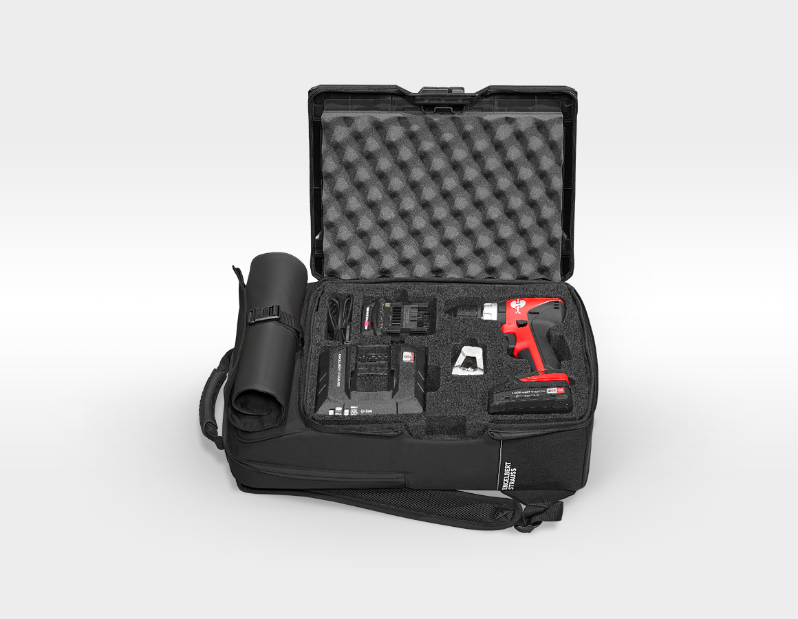 Einlage Akkuschrauber + STRAUSSbox Rucksack