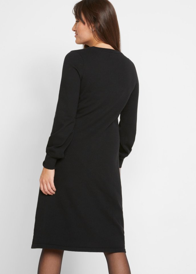 Strickkleid aus recycelter Baumwolle