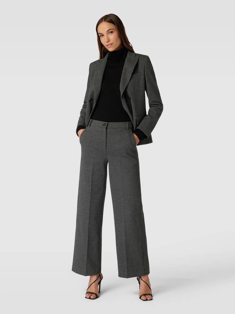 Blazer mit Karomuster Modell 'FUNGHI' in anthrazit