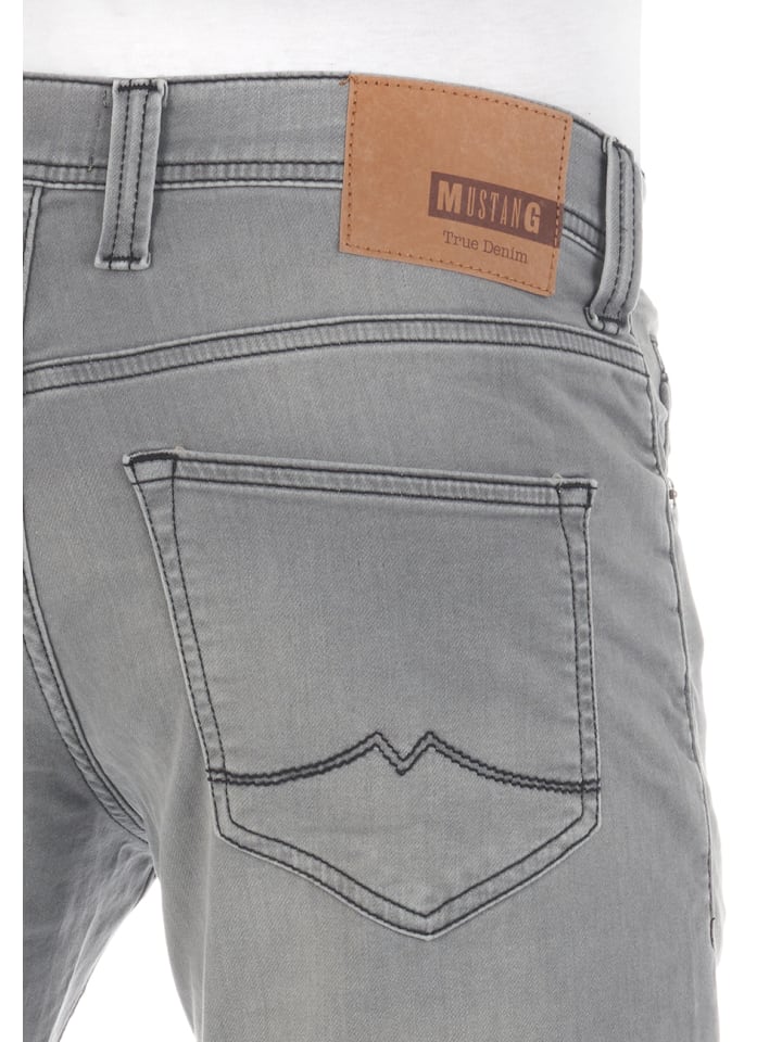 Mustang Jeans Real X Oregon tapered in Grau günstig kaufen