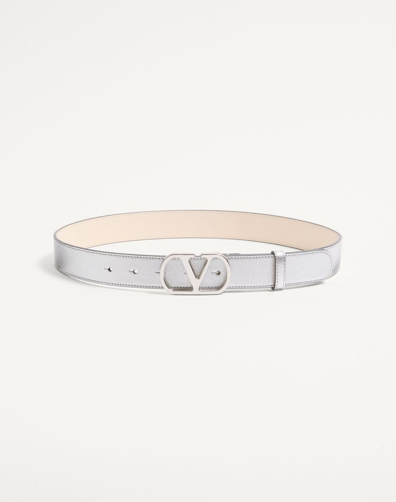 VLogo Signature Bælte i Lamineret Kalveskind 30mm