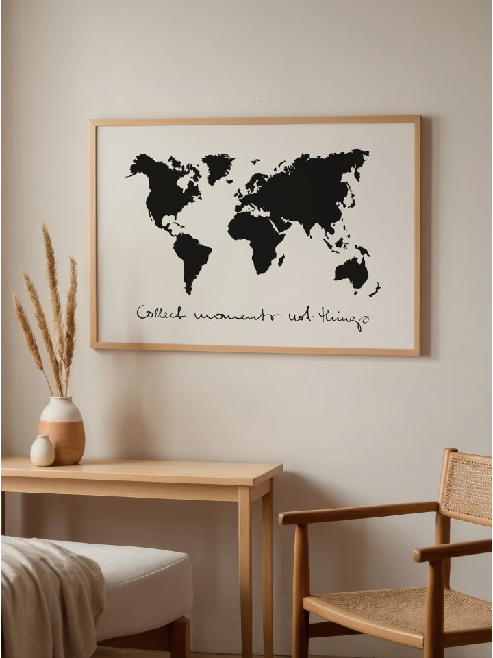 Tales by Jen Poster / Kunstdruck „Collect moments, not things“ I Ohne Rahmen günstig kaufen