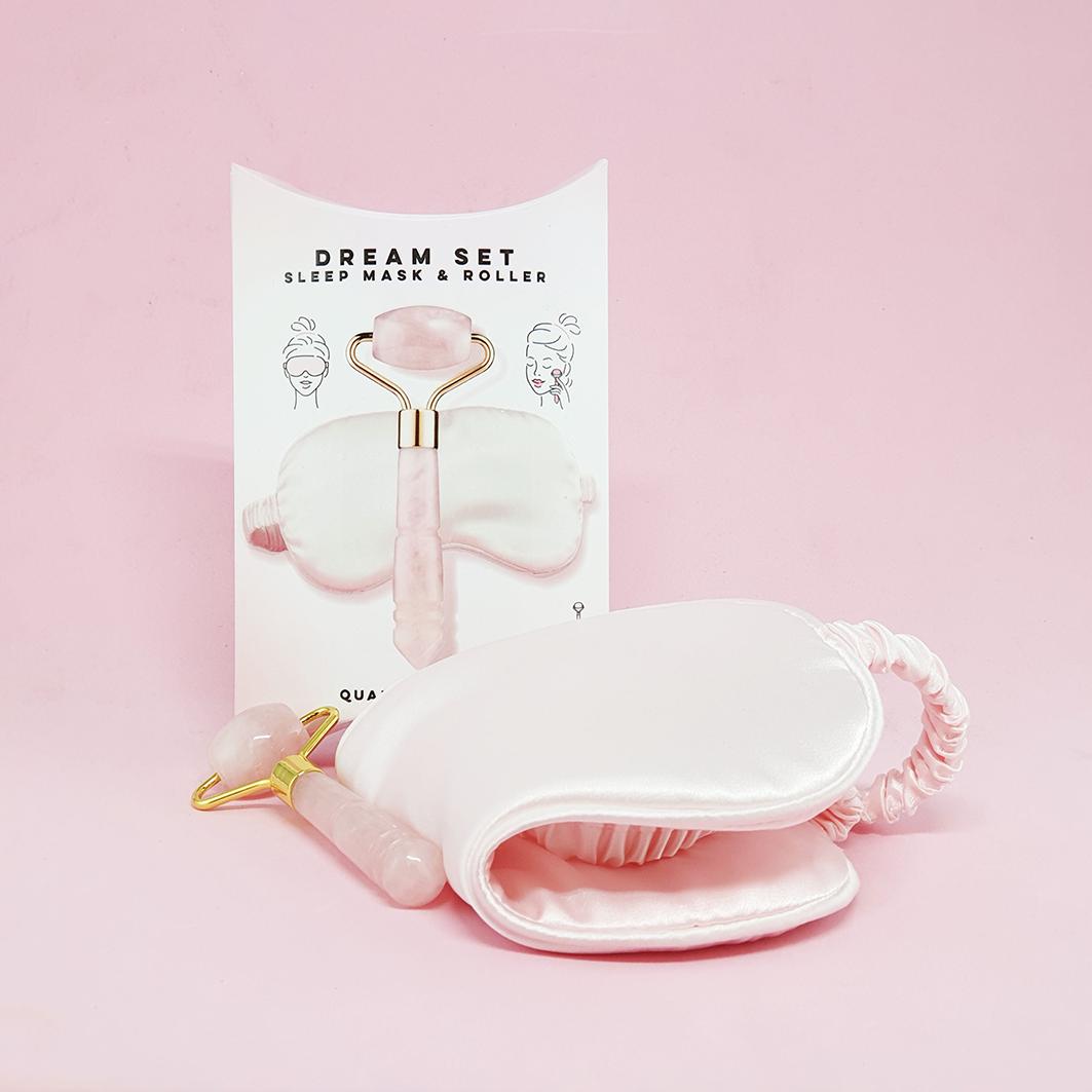 Dream Set Schlafmaske & Quarzroller