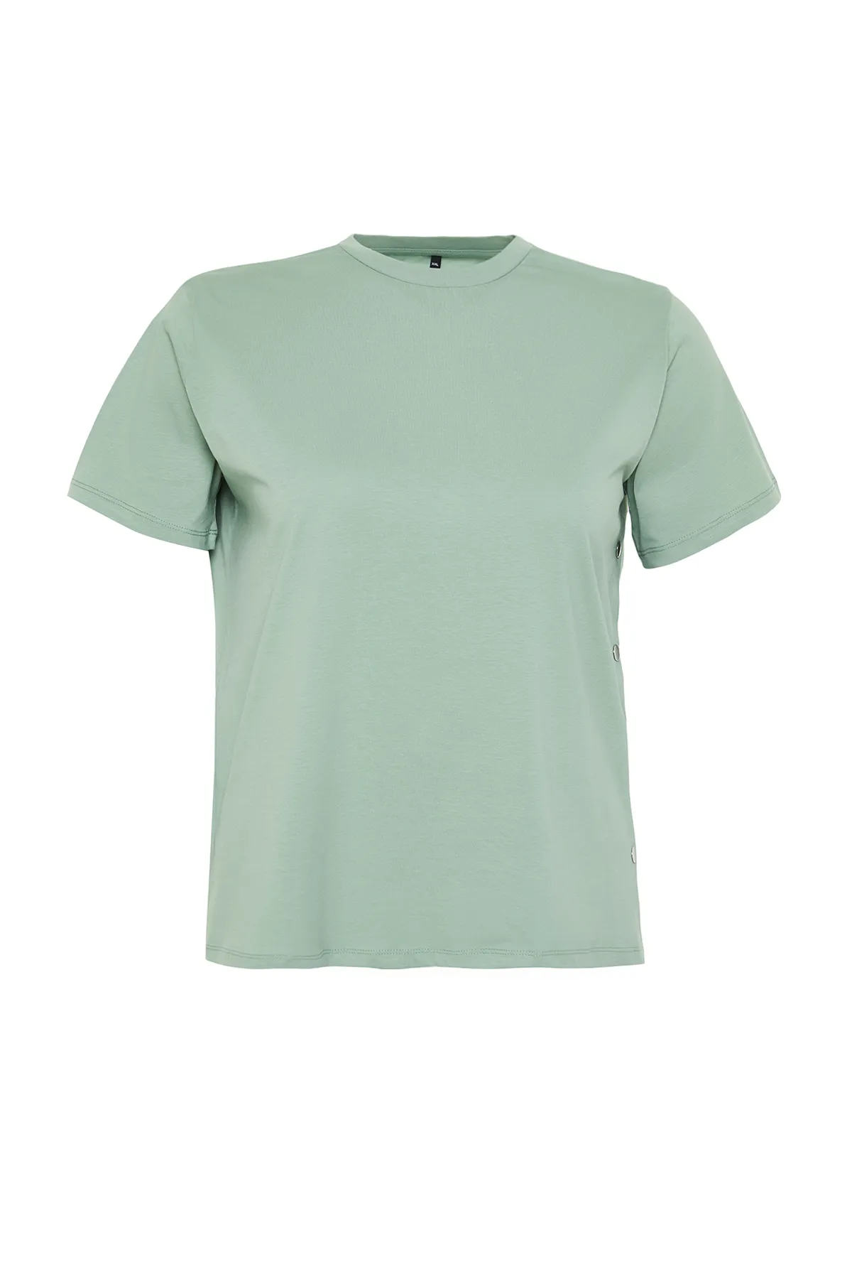 Trendyol Curve  Große Größen in T-Shirt - Grün - Boyfriend