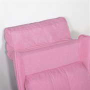 HOMCOM Kindersofa Kindercouch Kindersessel Stuhl Liegesofa verstellbar mit Fußstütze für 3-8 Jahre Jungen und Mädchen Rosa 58x53x70cm
