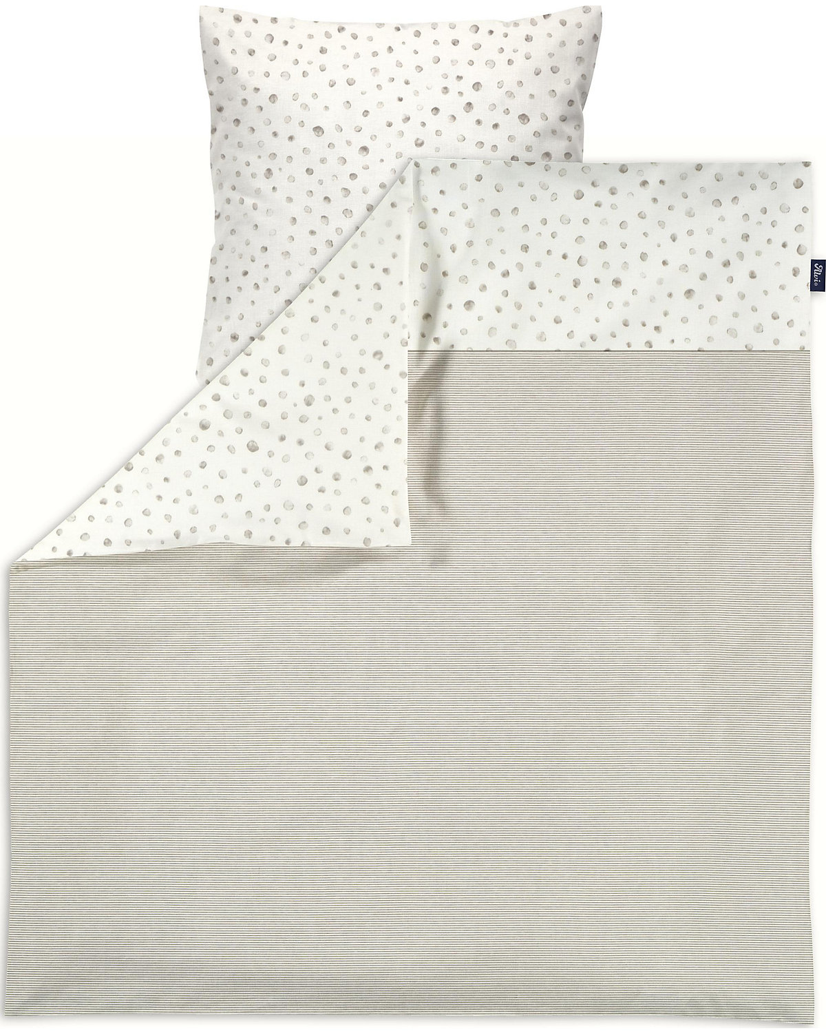 Bettwäsche Standard Aqua Dot,  80 x 80 + 35 x 40 cm