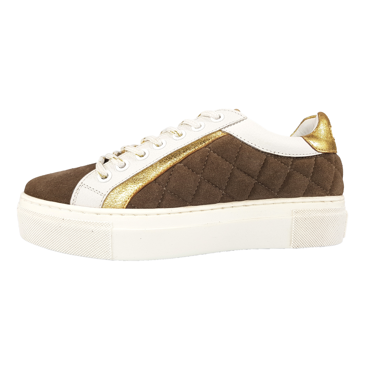 Copenhagen Shoes My Sneaks CS7463 Braun 004 taupe/ gold