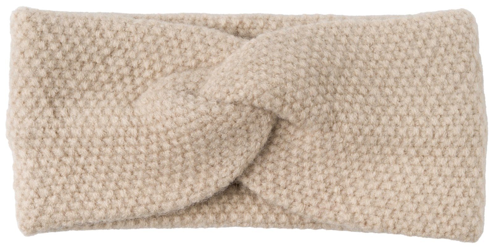 styleBREAKER Stirnband (1-St) Strick Stirnband Reiskorn Muster