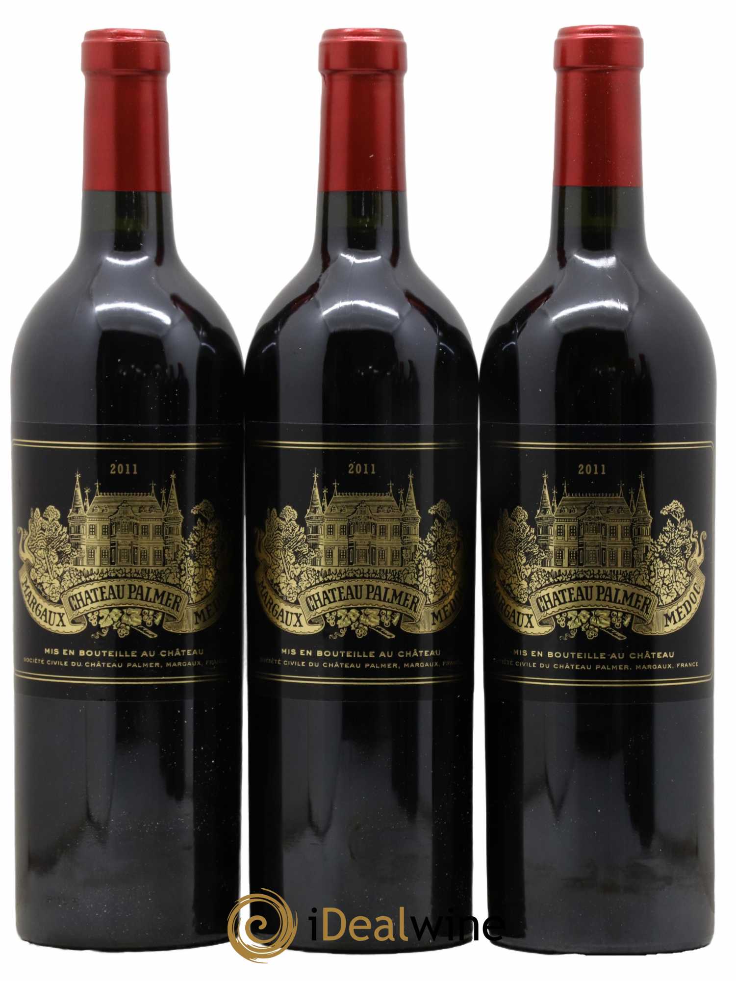 Château Palmer 3ème Grand Cru Classé  2011 - Lot de 3 Bouteilles