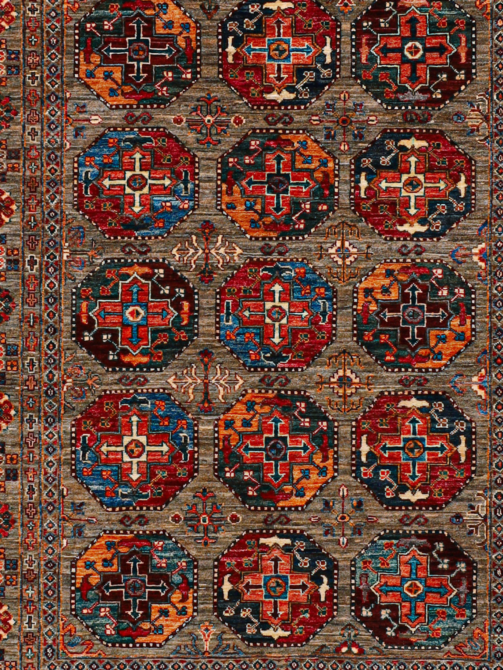Buchara Ghazni ca. 154 x 211 cm, Unikat / Einzelstück