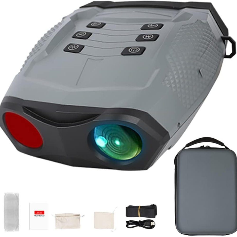 KINOMI 4K-Nachtsichtgerät, digitales Infrarot-Nachtsichtfernglas, 600 m Binocular (5x Objektiv, 8x digital, Outdoor) für Vogelbeobachtung Camping Jagd)