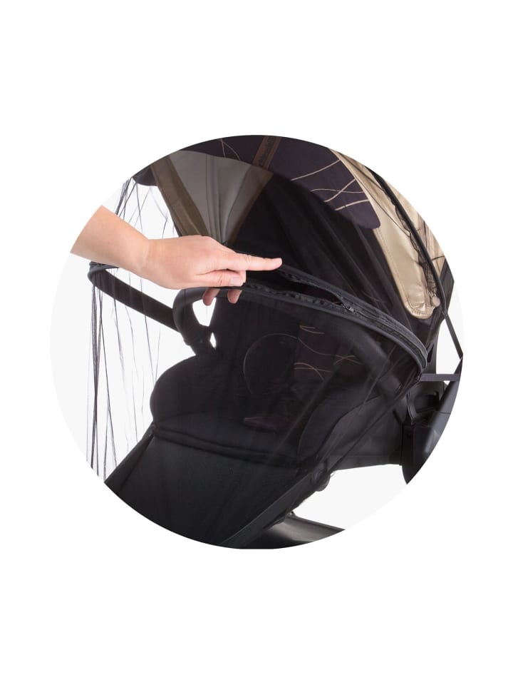 Chipolino Moskitonetz Kinderwagen Lux in schwarz günstig kaufen onesize