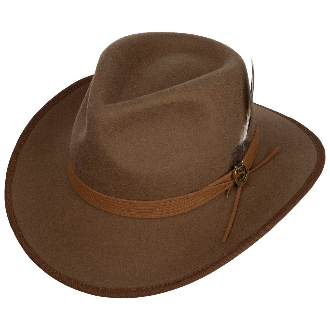 Stetson Cowboyhut (1-St) Wollfilzhut mit Lederband