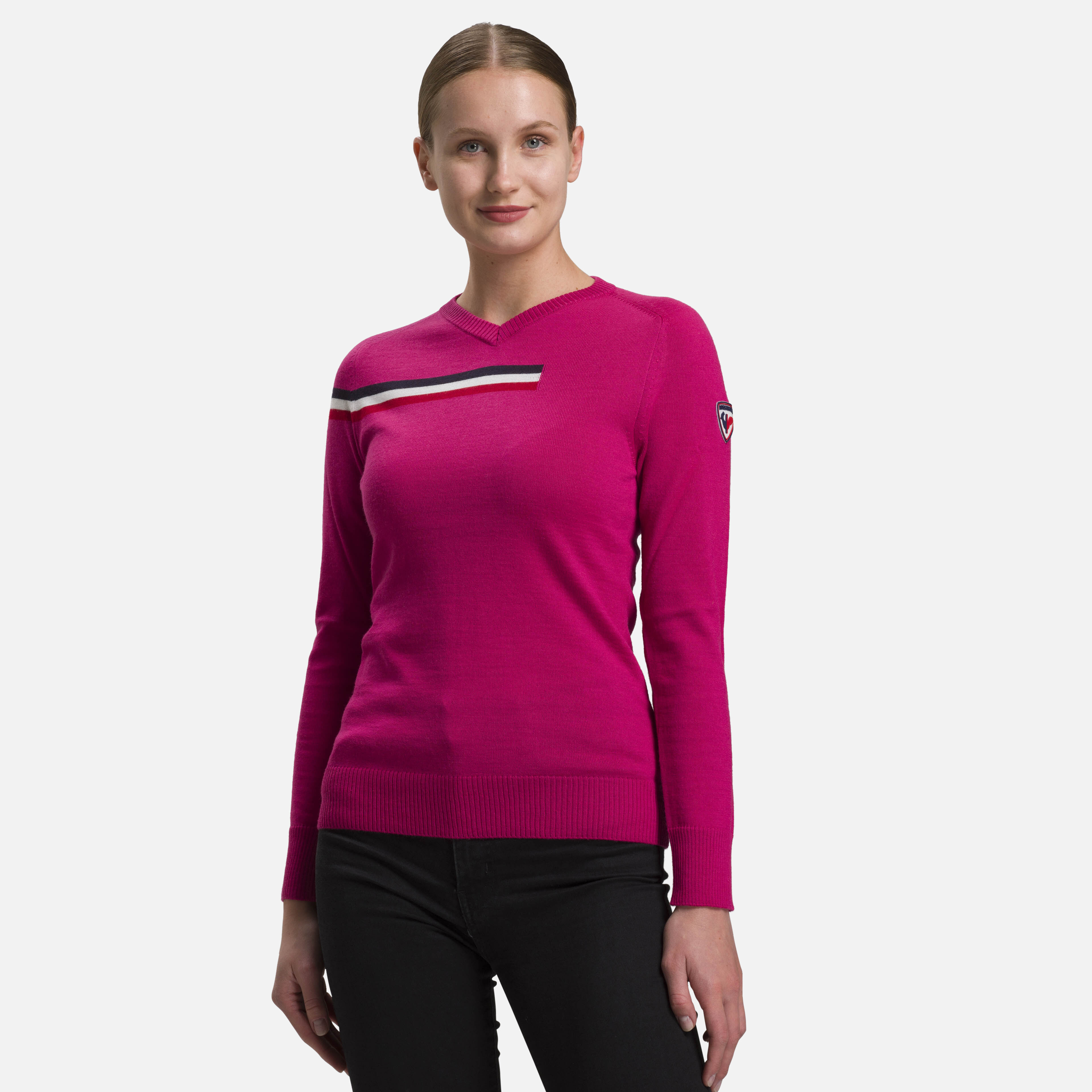 Pull Diago col V Femme
