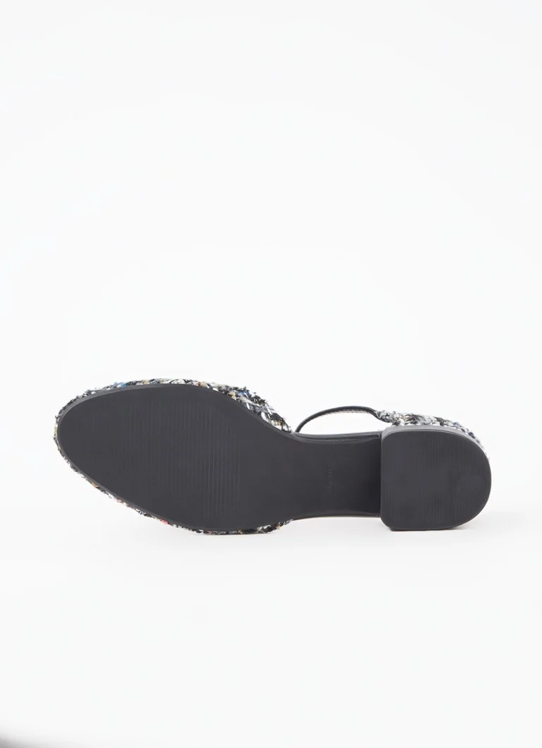 Dune London Dominos Tweed-Effect Pumps