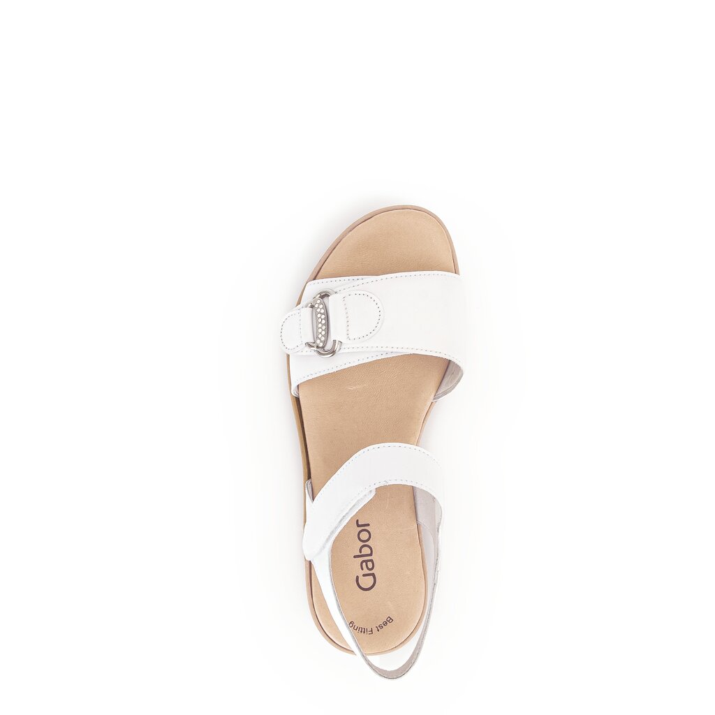 Gabor fashion Plateau Sandale weiß