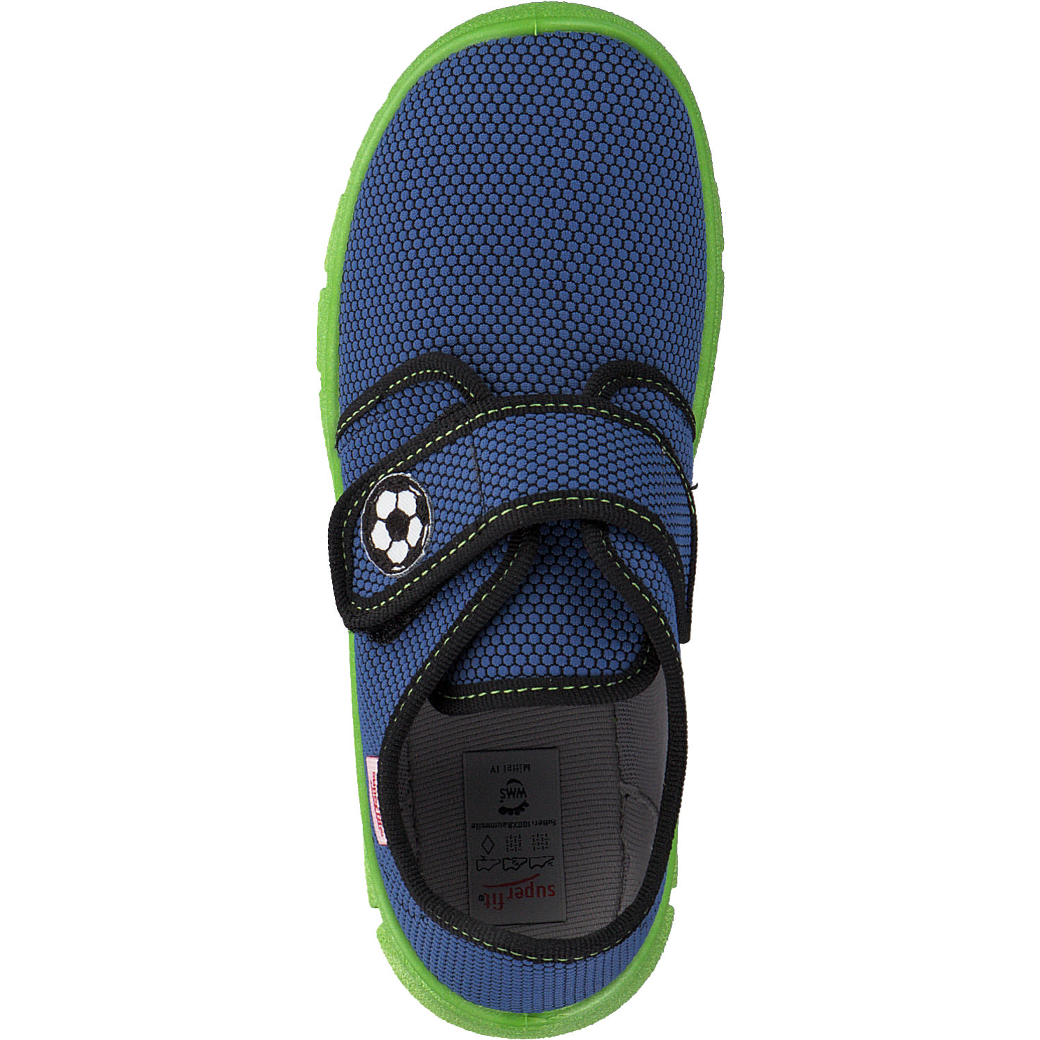 Superfit BOBBY 00266, Hausschuhe, Kinder, Blau (Water Kombi)