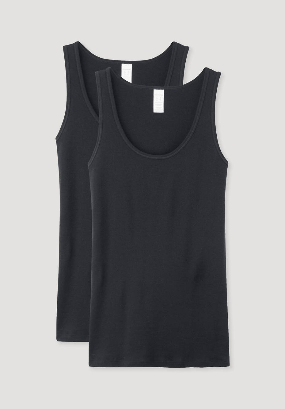 Tanktop im 2-er Pack aus reiner Bio-Baumwolle
