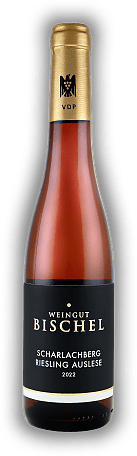 Weingut Bischel, Scharlachberg Riesling Auslese, VDP.Grosse Lage, Edelsüß, 2022, Rheinhessen  Weingut Bischel, Scharlachberg Riesling Auslese, VDP.Grosse Lage, Edelsüß, 2022, Rheinhessen   Jahrgang 2022 - 0,375	 Liter - Vol 7,0%