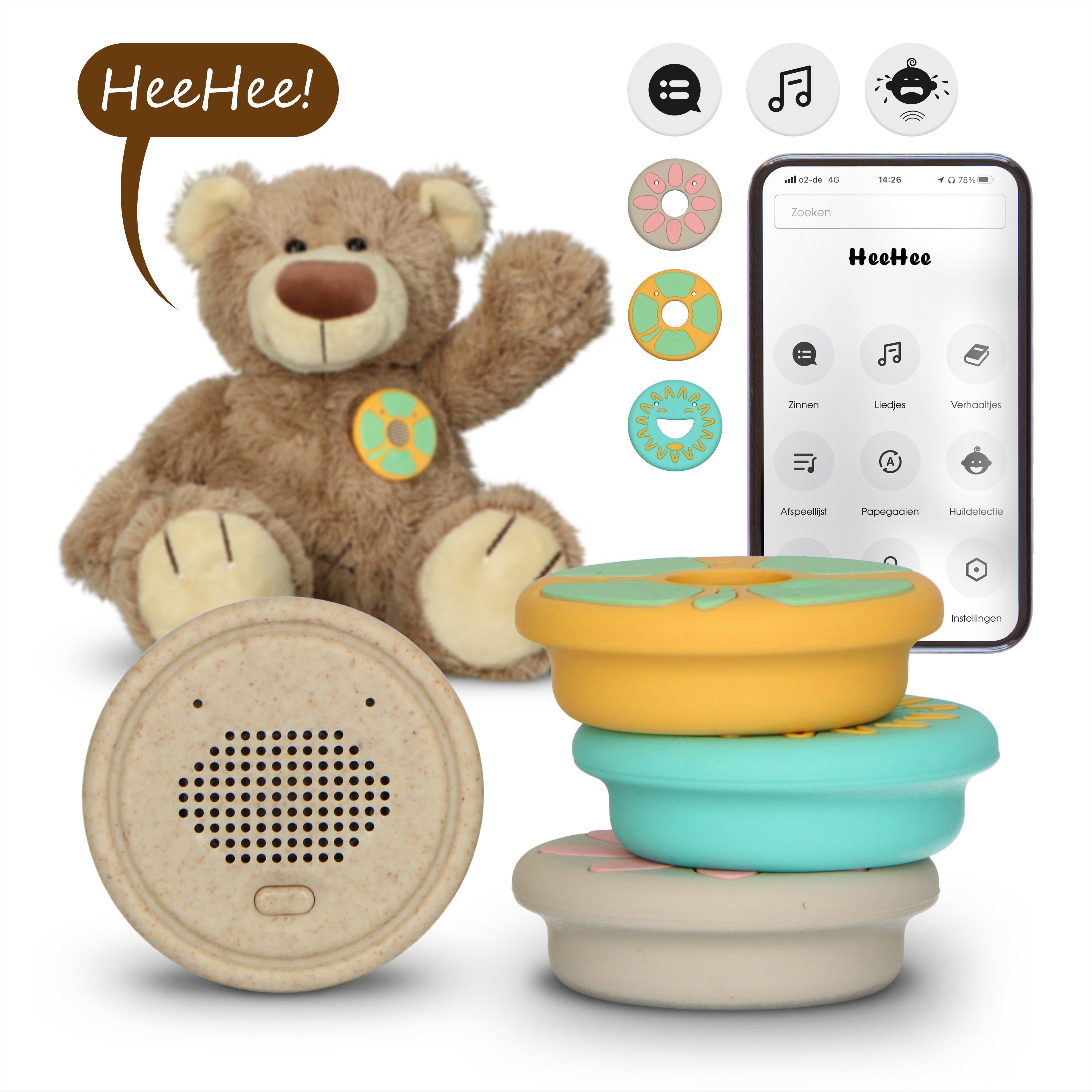 Alecto Babyphone HeeHee, 1-tlg.