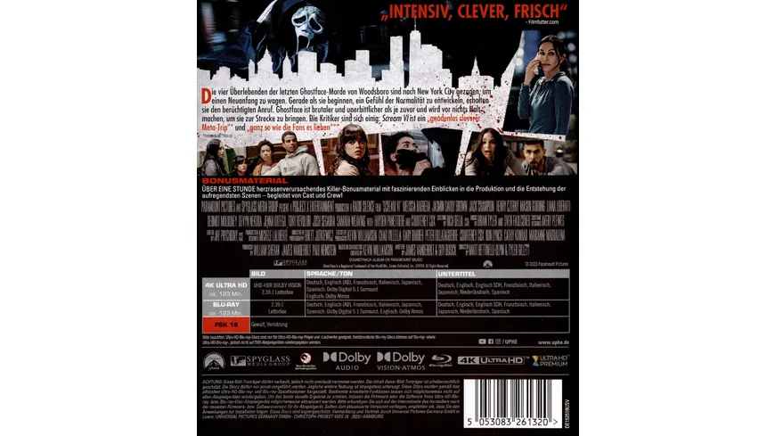 Scream 6  (+ Blu-ray)