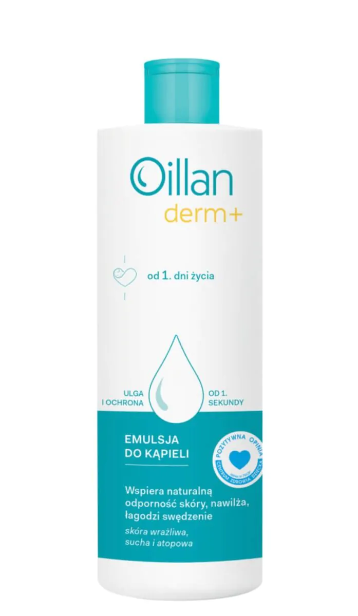 Λιπαντικό γαλάκτωμα μπάνιου Oillan Derm+