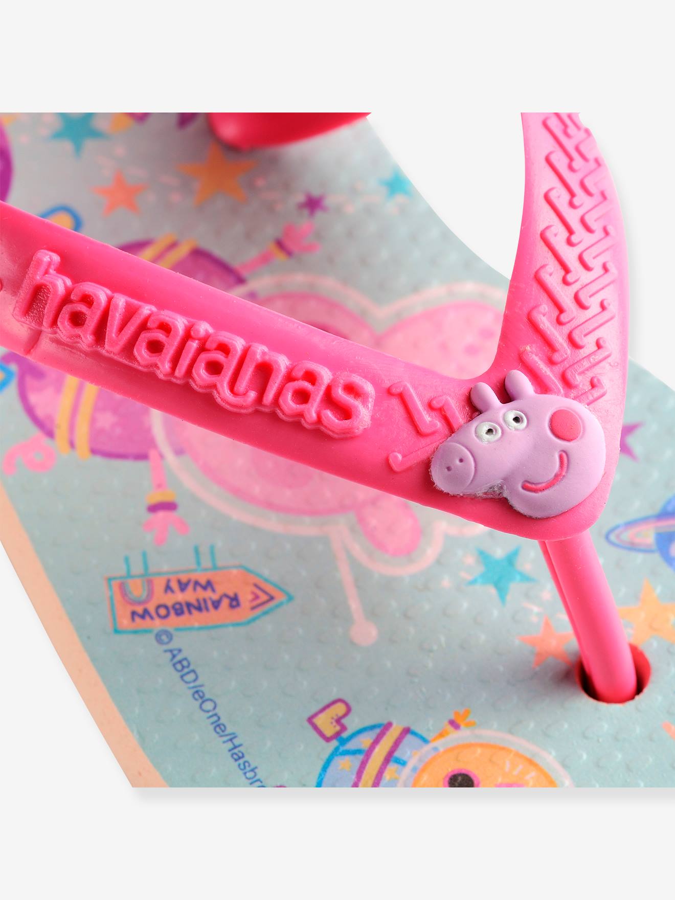 Tongs bébé Peppa Pig HAVAIANAS® rose