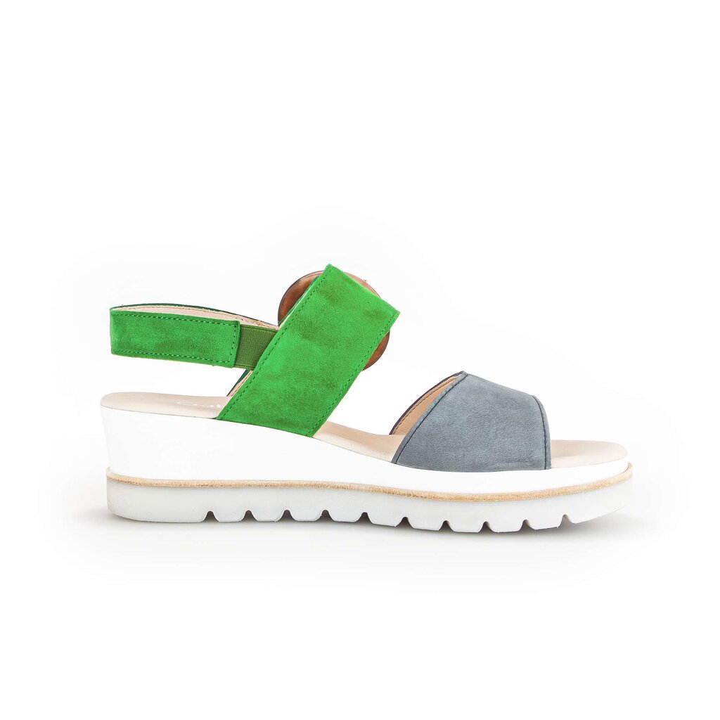 Gabor fashion Keilsandalette grün