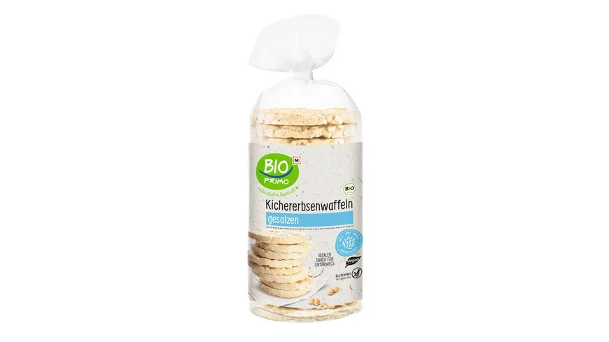 BIO PRIMO Bio Kichererbsenwaffeln mit Salz 100 g