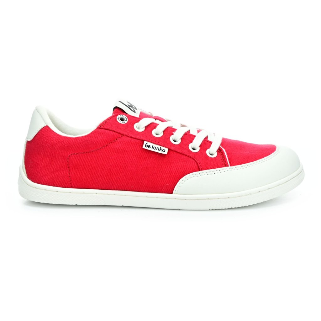 Be Lenka Rebound Red&White Barfußsneakers