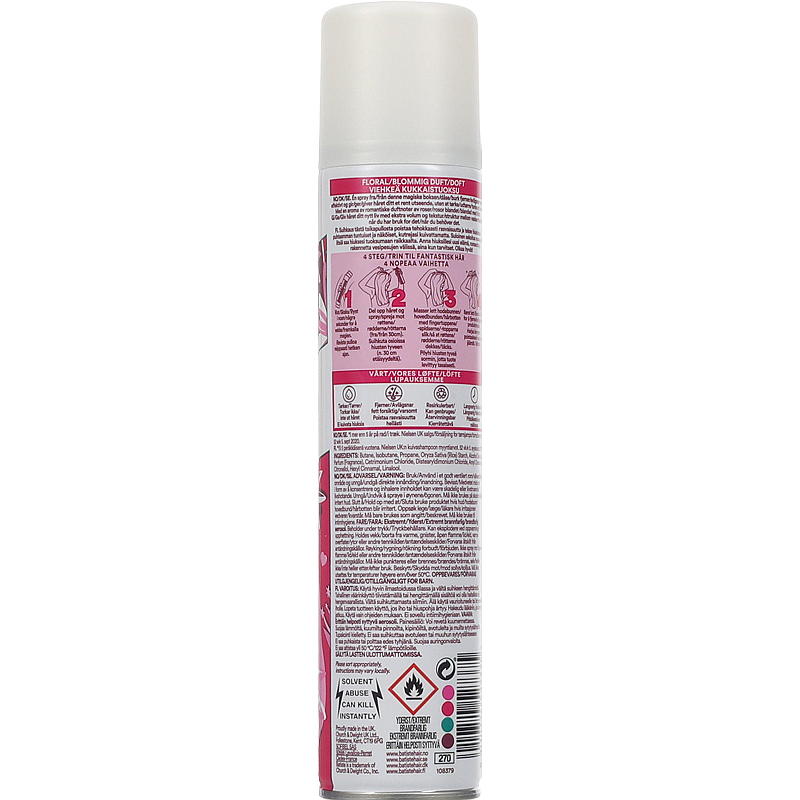 Batiste Tørrshampoo 200 ml Batiste Blush