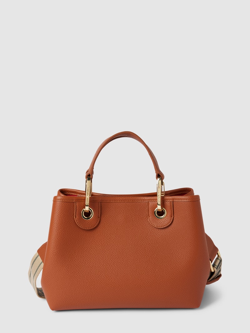 Shopper mit Label-Detail in camel