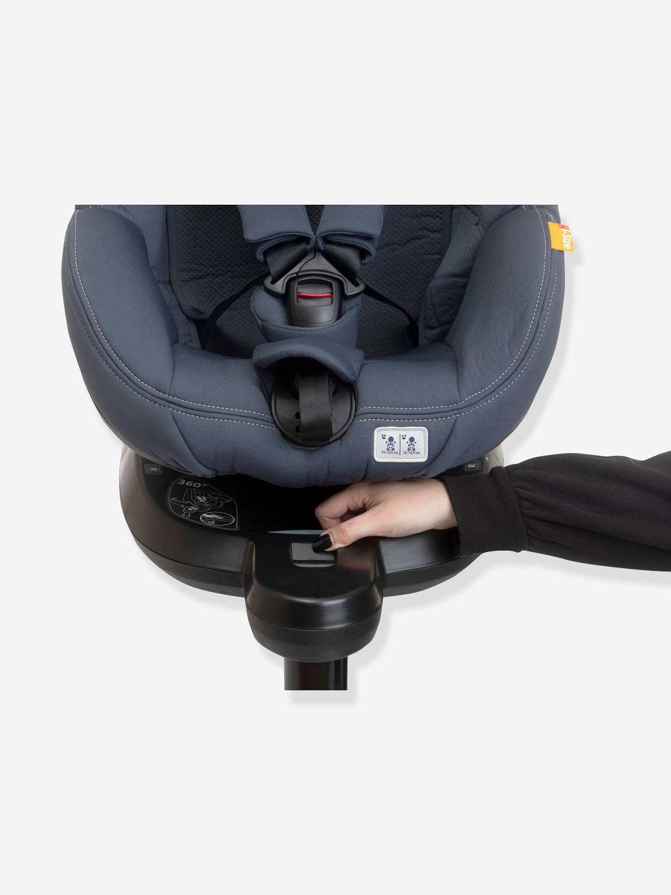 Chicco Kindersitz SEAT2FIT I-SIZE Gr. 0+/1 CHICCO, 45-105 cm, drehbar - grau