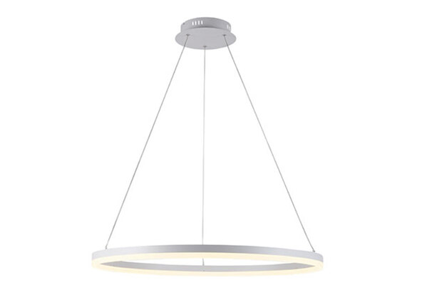 LED-Pendelleuchte Titus, Ø 80 cm, weiß