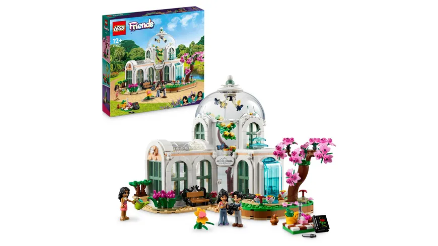 LEGO Friends 41757 Botanischer Garten Modell-Bausatz mit Blumen