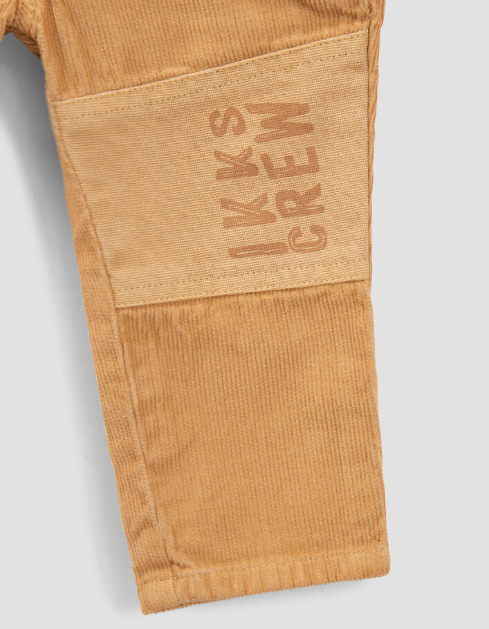 Pantalon camel mix matières élastiqué bébé garçon