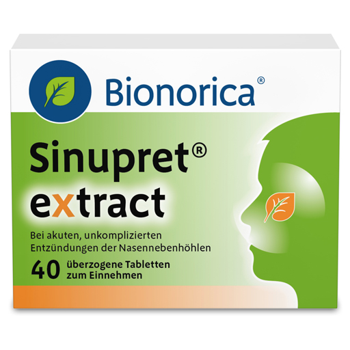 SINUPRET extract überzogene Tabletten  40 St  Tabletten, überzogen