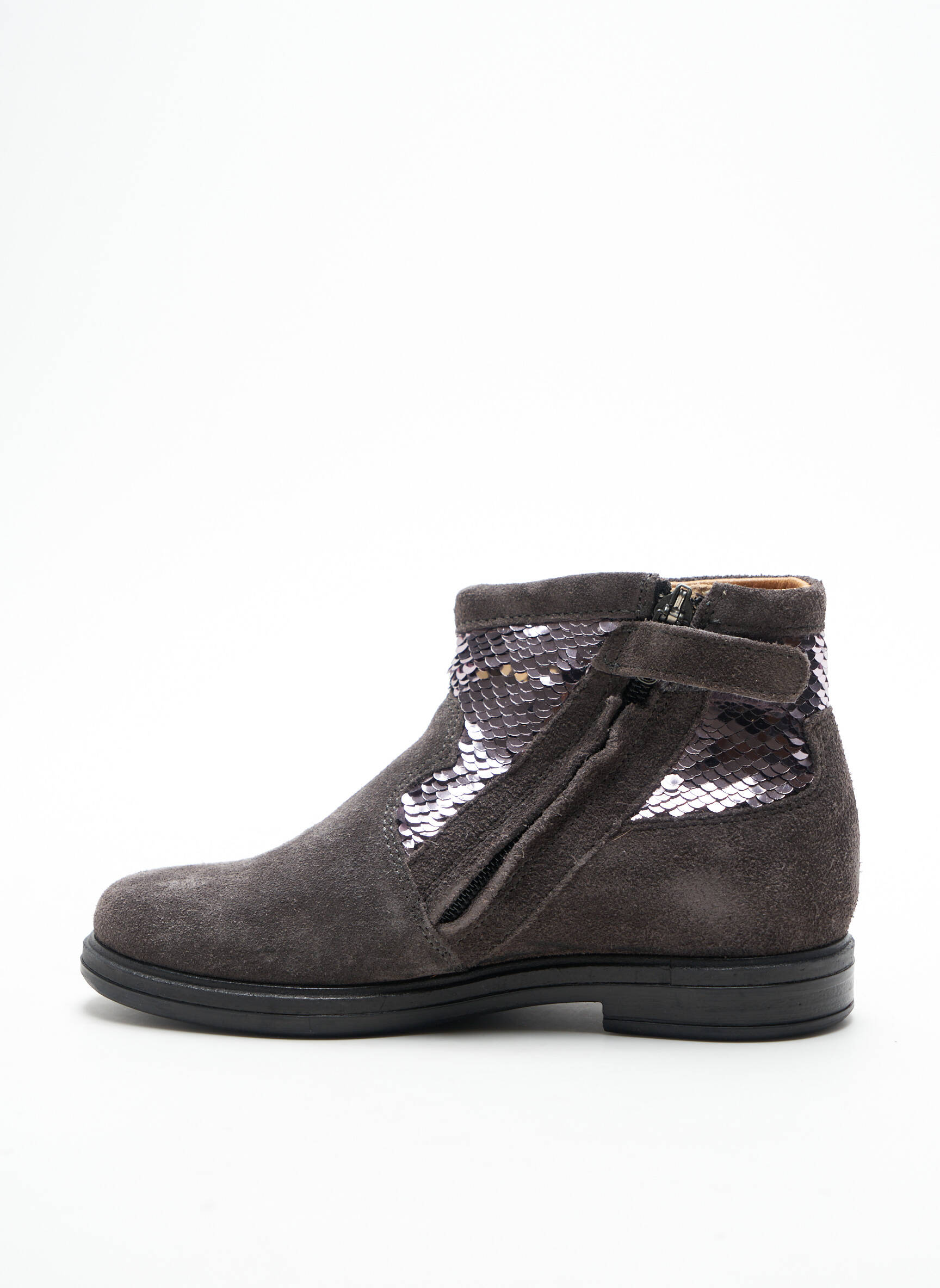 Pom D Api Bottines Fille couleur gris