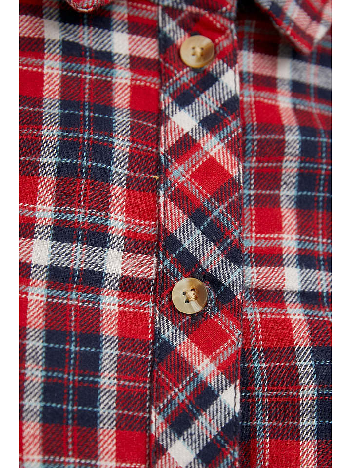 Finn Flare Hemdblusenkleid in red günstig kaufen XS