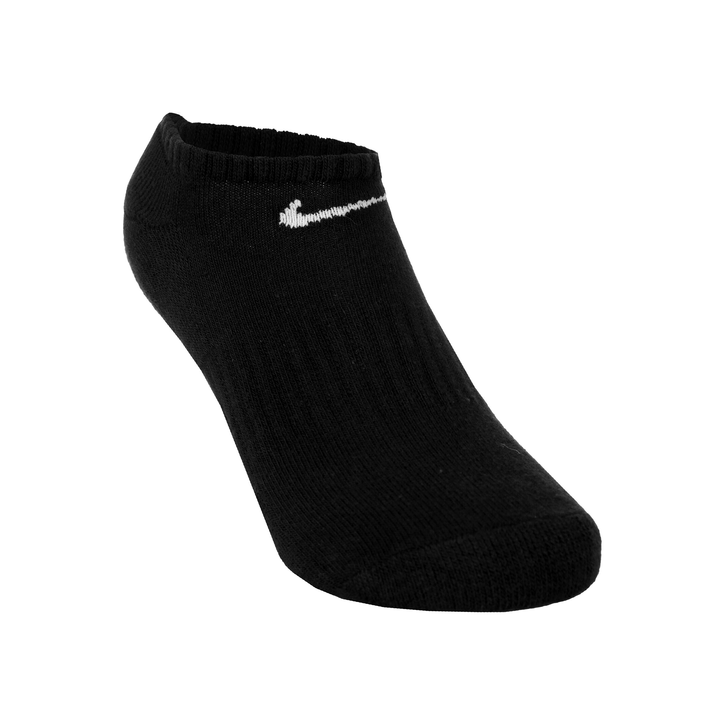 Everyday No-Show Tennissocken 6er Pack - Schwarz, Weiß