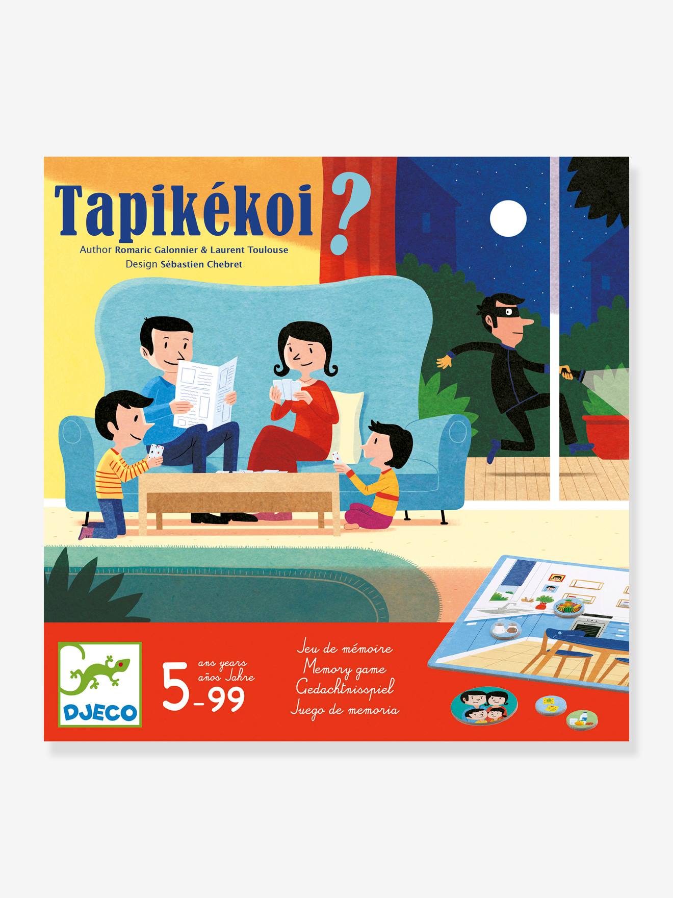 Jeu Tapikékoi DJECO rouge
