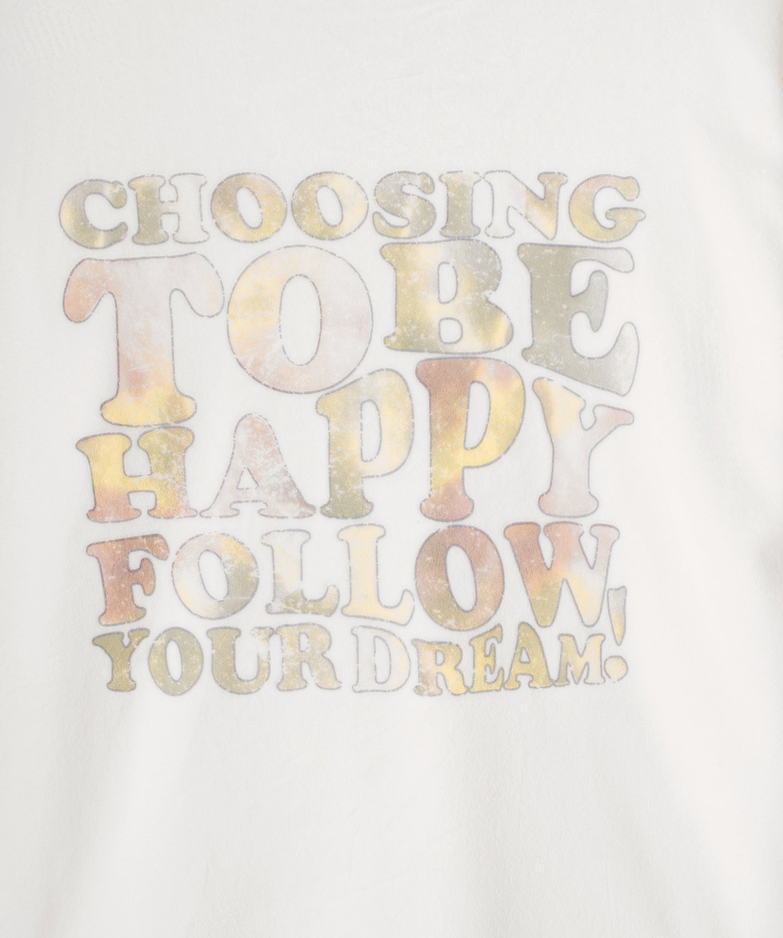 Pyjama en velours avec inscription multicolore fille ecru | GEMO