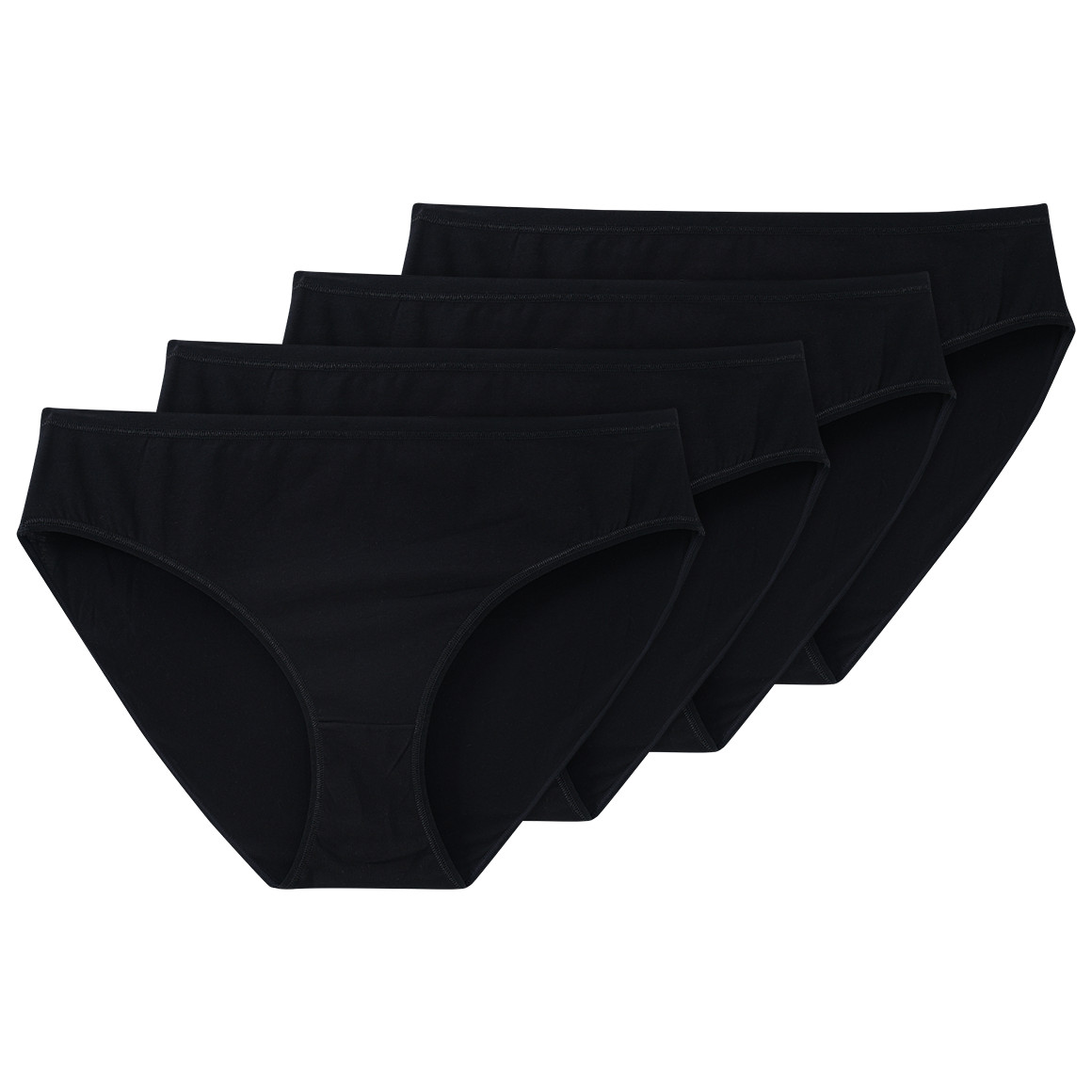 4 Damen Slips mit Baumwolle