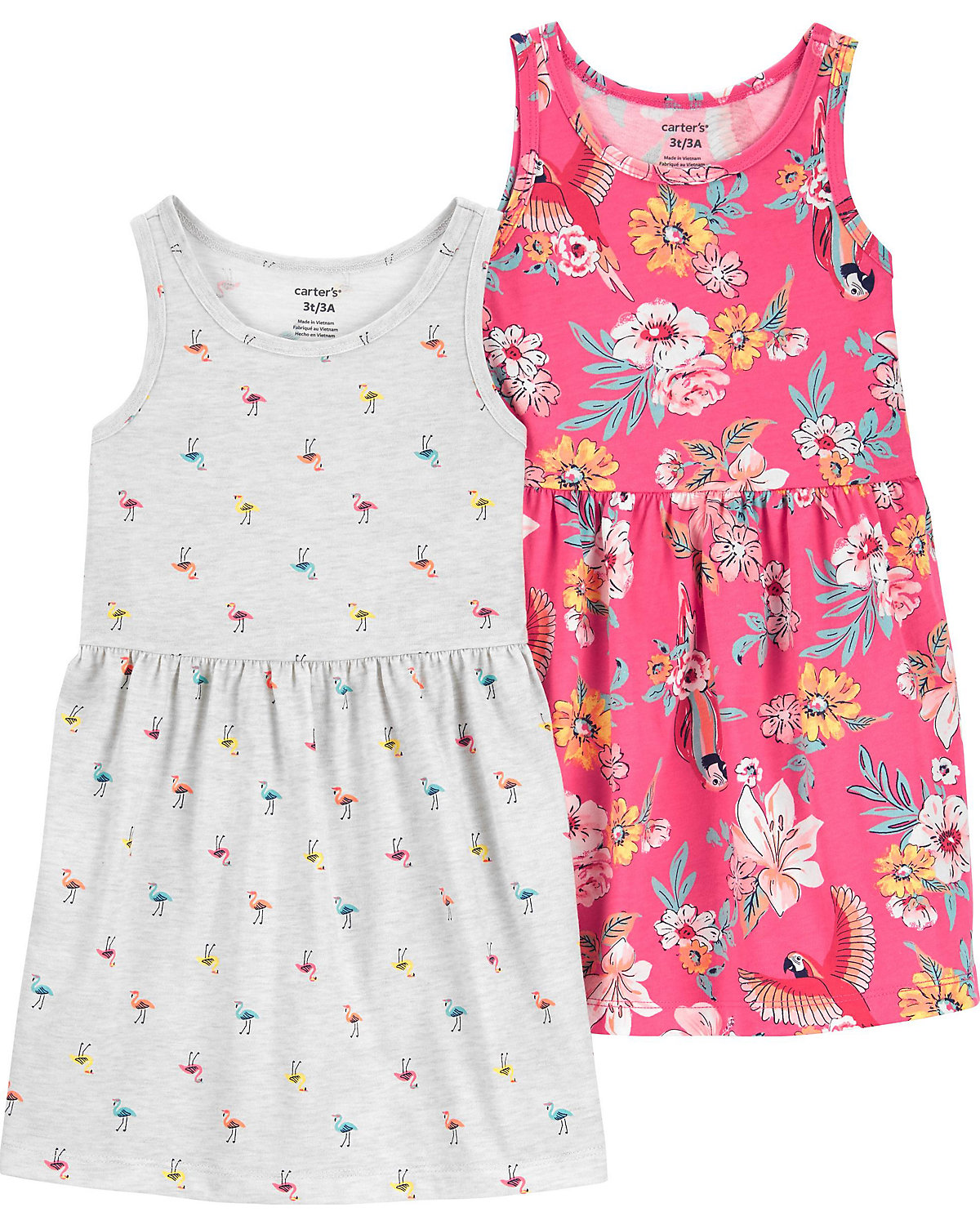 Kinder Jerseykleid Doppelpack