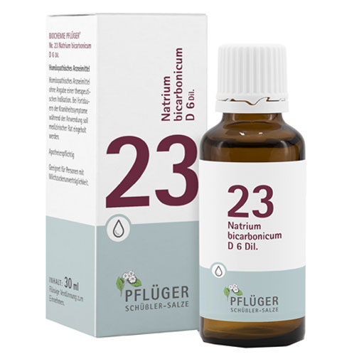 BIOCHEMIE Pflüger 23 Natrium bicarbonicum D 6 Tro.  30 ml  Tropfen