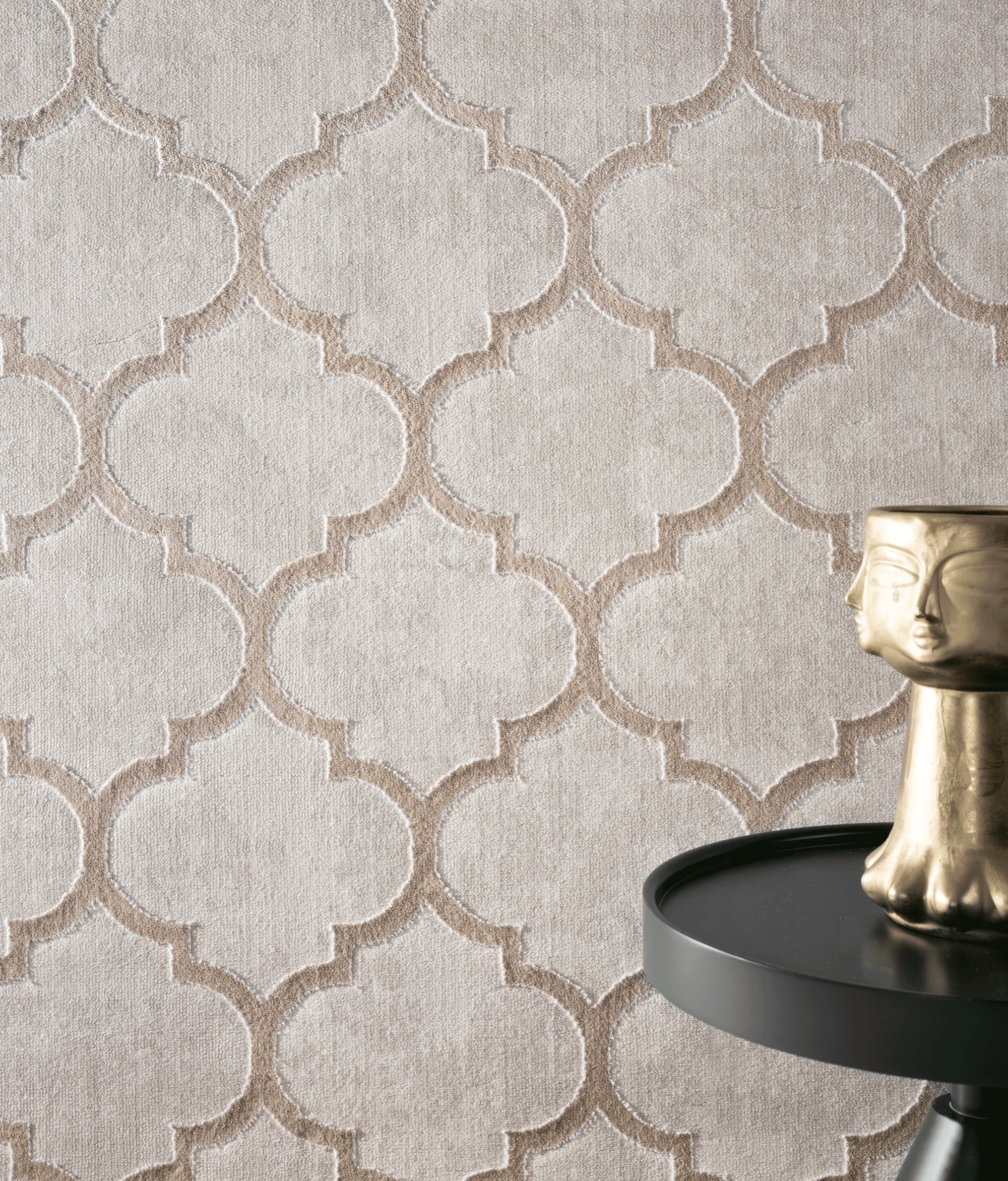 Teppich Knight Eleganter Hochwertiger Teppich, 3D Effekt, the carpet, Rechteck, Höhe: 12 mm, Wohnzimmer, Schlafzimmer, Kurzflor, 3D Effekt, Glanzeffekt