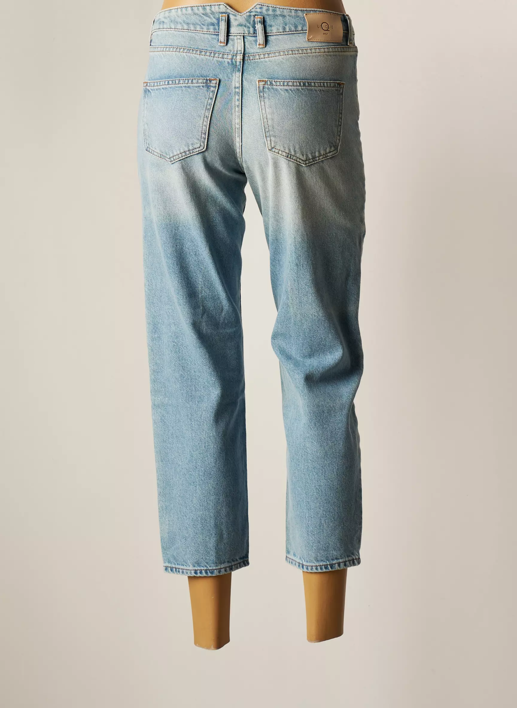Unique Jeans Coupe Droite Femme couleur bleu